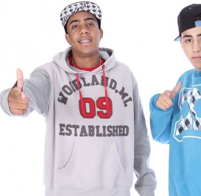 Foto de Mc Cookie e Guinho