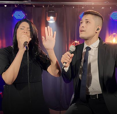 Foto de Milena e Tiago