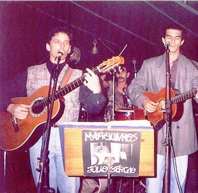 Foto de Marquinhos e Júlio Sérgio