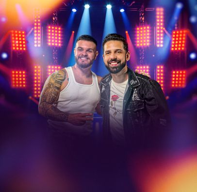 Foto de Murilo e Romário