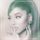 Portada de la canción "Pov", de Ariana Grande