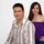 Portada de la canción "Ta Com a Cabeça Na Lua", de Rick e Naty