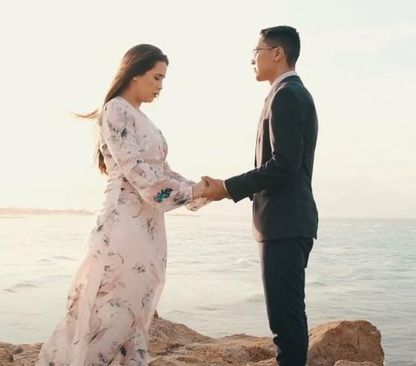 Foto de Kárgela e Daniel