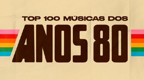 Capa da playlist Top 100 músicas dos anos 80