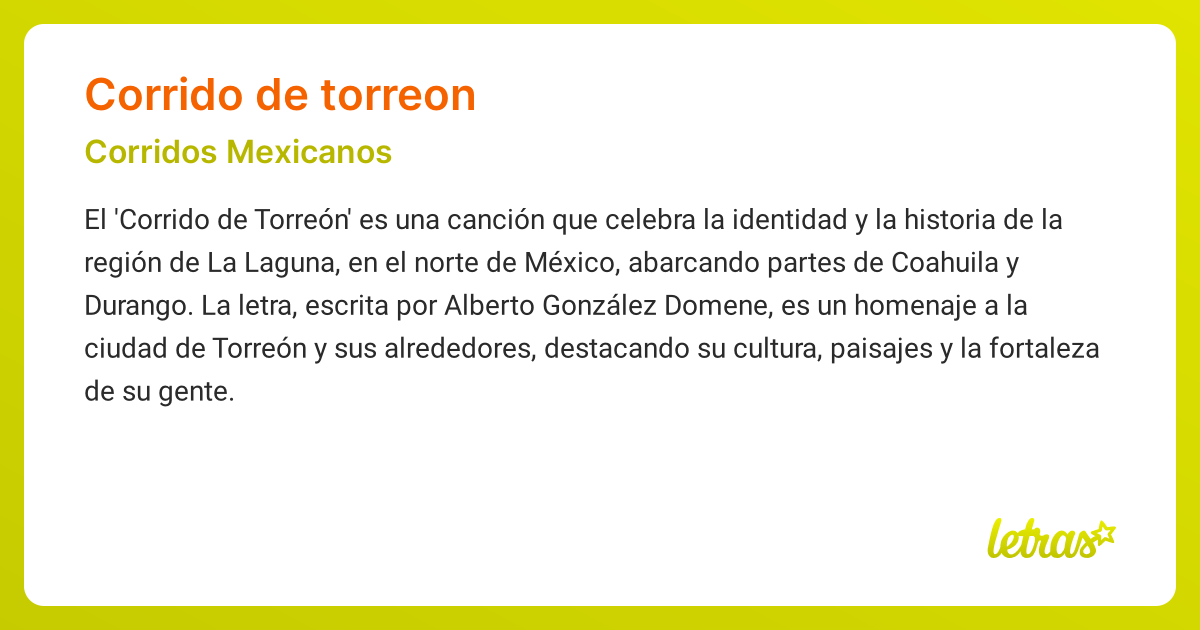 Significado de la canción CORRIDO DE TORREON (Corridos Mexicanos ...