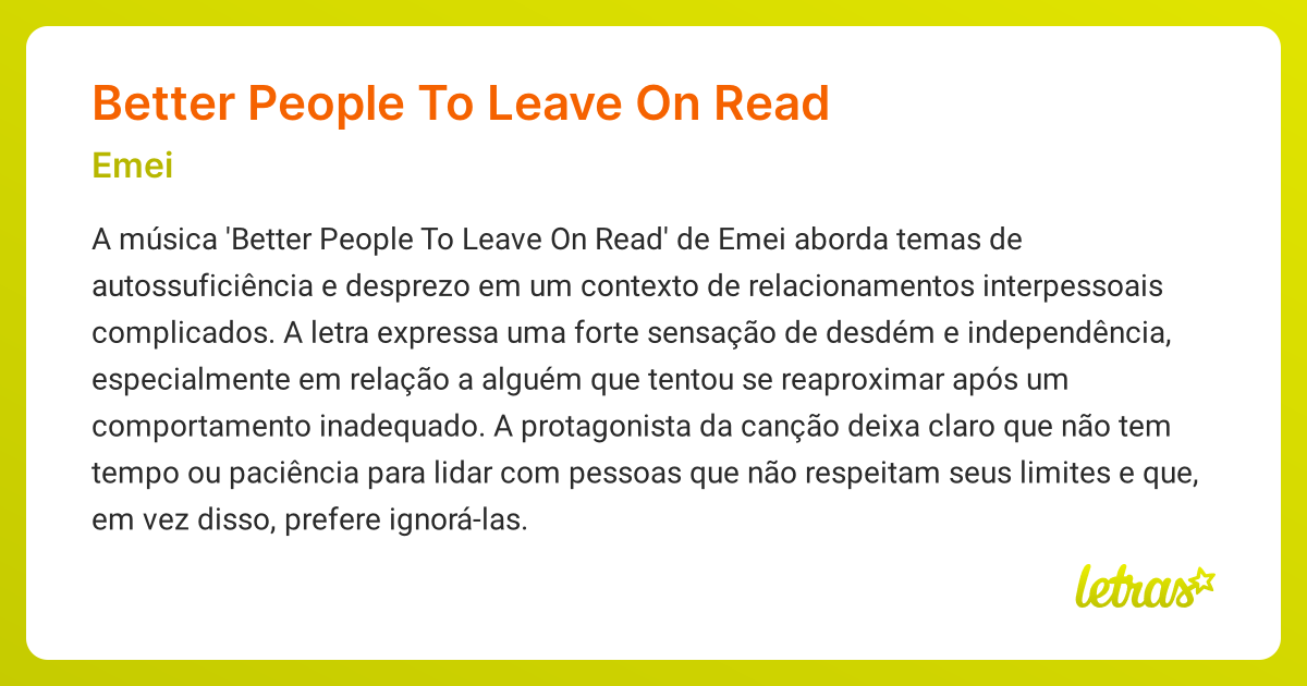 Significado da m sica better people to leave on read emei letras mus br