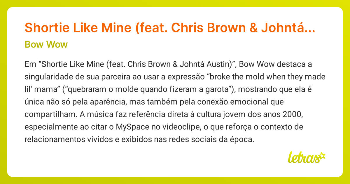 Bow Wow Shortie Like Mine (Video) ft. Chris Brown, Johntá Austin
