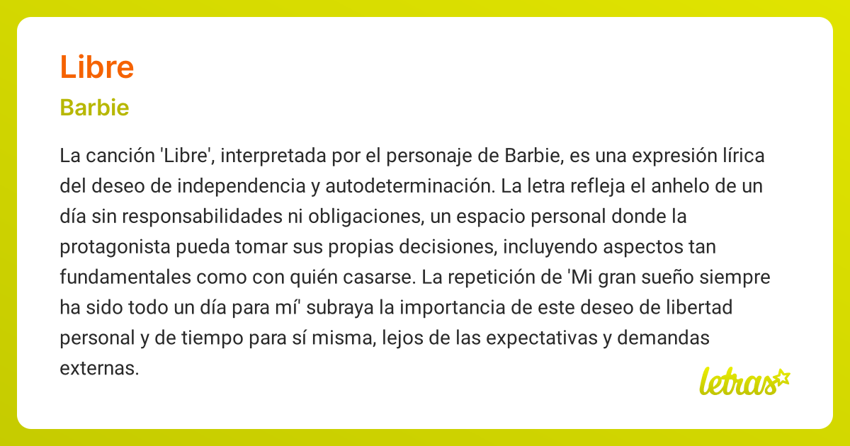 SIGNIFICADO DE LIBRE visual data 5