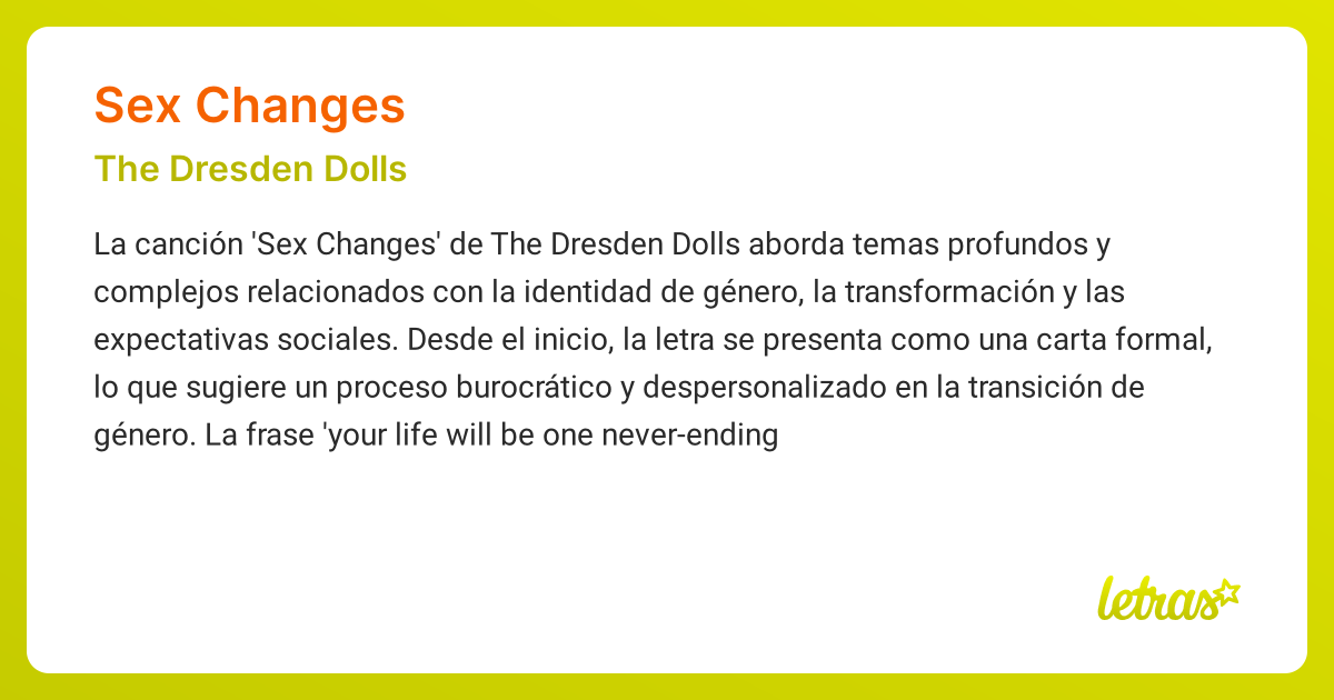 sex changes dresden dolls meaning Bon Aparte – Mystim main image 1