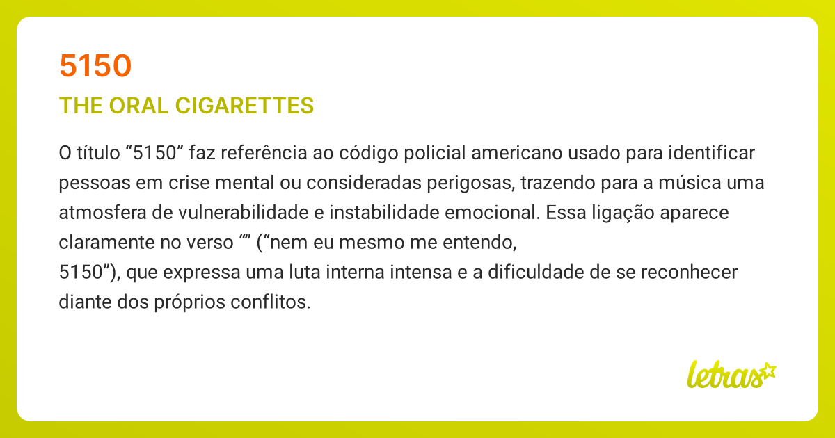 5150 oral cigarettes meaning THE -  beatmap info Paroles / Lyrics : THE