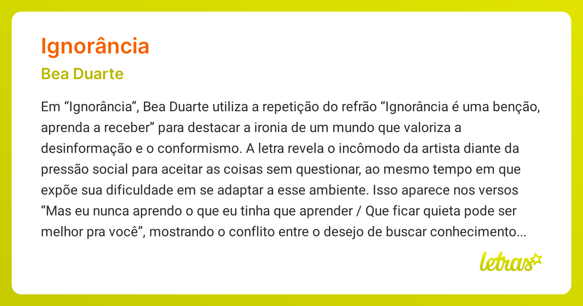 IGNOR NCIA SIGNIFICADO visual data 7