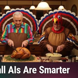 Caked Up Football Man - Why Small AIs Are Smarter