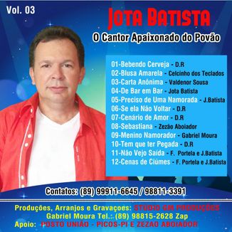 Foto da capa: Jota Batista CD 2018 Vol:03
