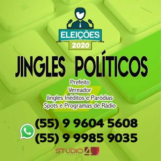 Foto da capa: JINGLES POLITICOS 2020