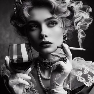 Foto da capa: Cigarette and wine