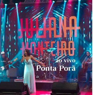 Foto da capa: Juliana Monteiro ao vivo Em Ponta