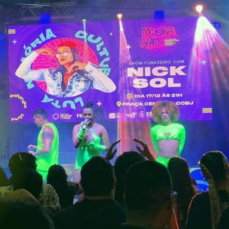 Foto da capa: NICK SOL NA MOSTRA CULTURAL CCBJ