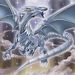 Dragão Branco De Olhos Azuis