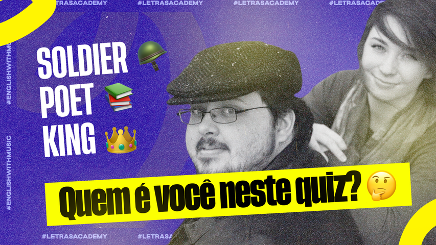 Os pronomes relativos ajudam a descrever o soldado, o poeta e o rei