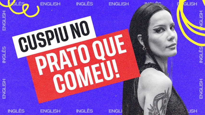 Uso de opostos em inglês para enfatizar a contradição desse amor ingrato