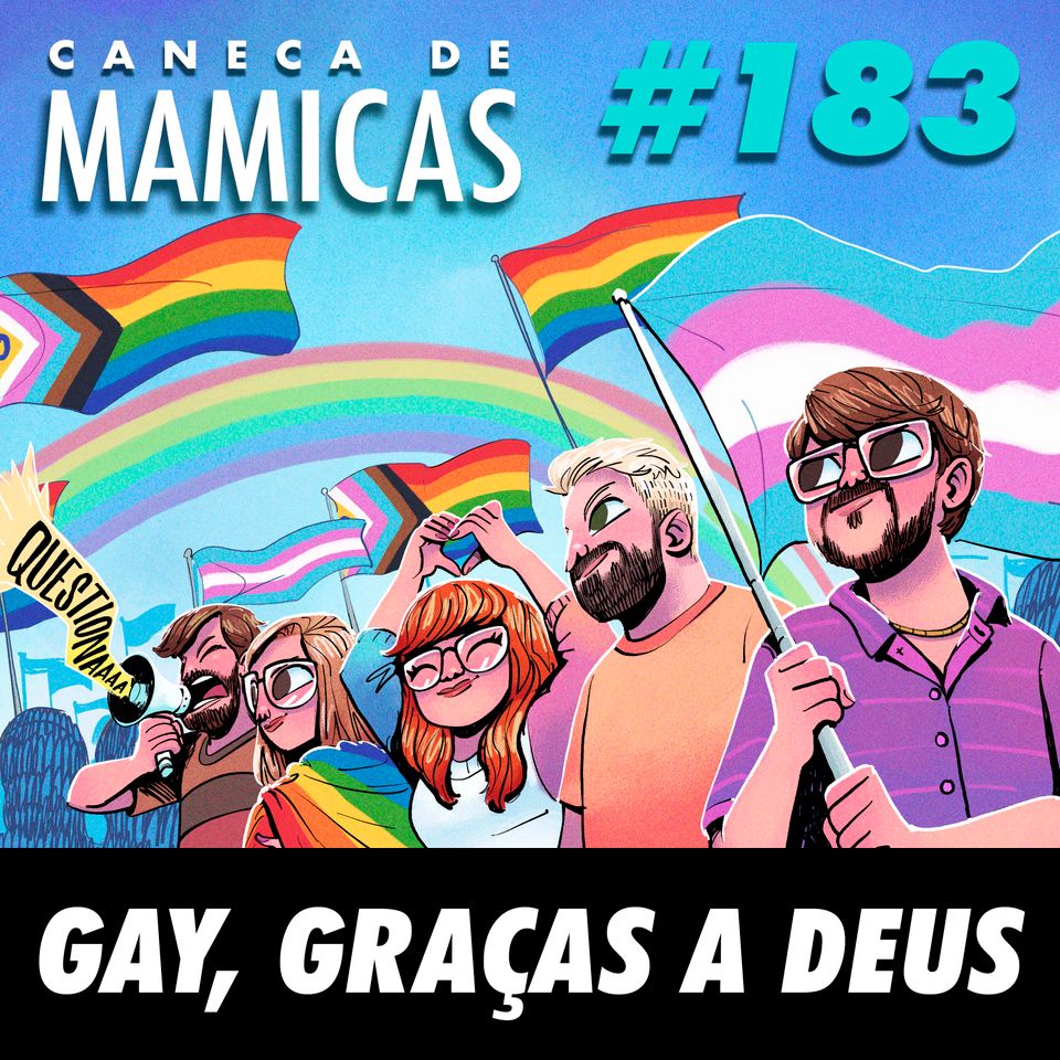 Caneca de Mamicas 183 - Gay, graças a Deus!