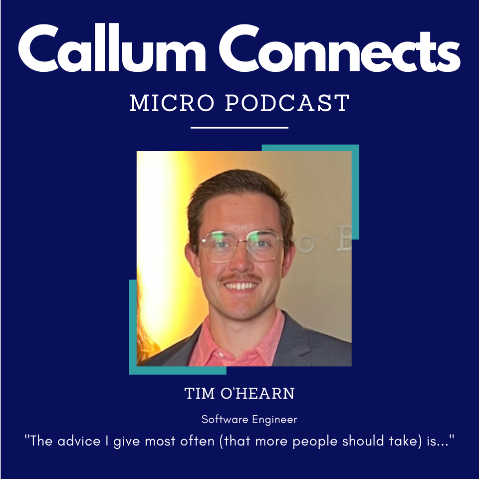 Tim O'Hearn - The advice I give most often.