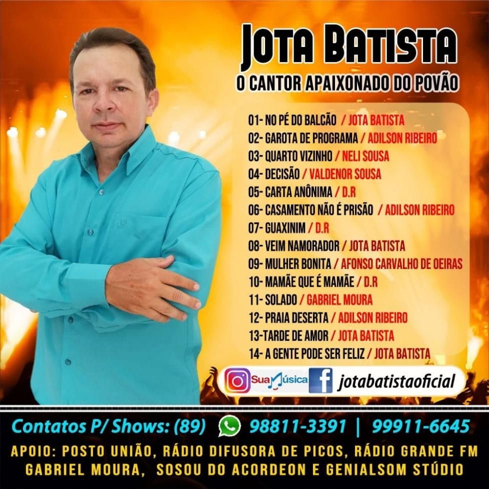 Faixa 02 Garota De Programa Autor Adilson Ribeiro - JOTA BATISTA - Palco MP3