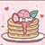 strawberry pancake