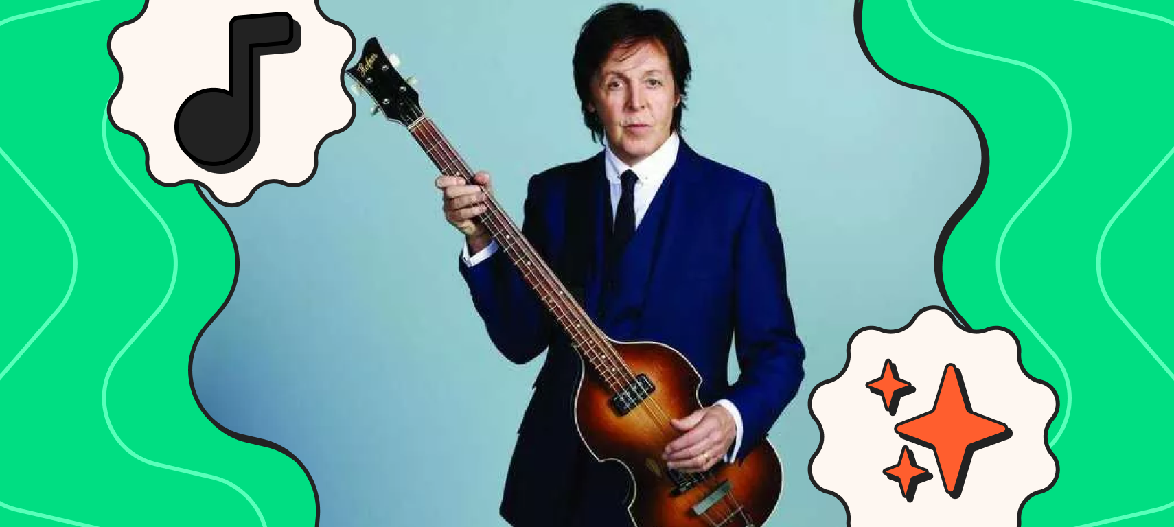 20 líneas de bajo de canciones de Paul McCartney