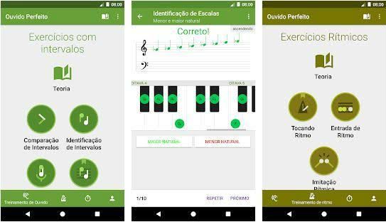 Ouvido Perfeito, app que ajuda a melhorar a percepção musical