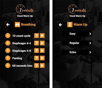 7 Minute Vocal WarmUp, o app ideal para treinos de vocalistas e locutores