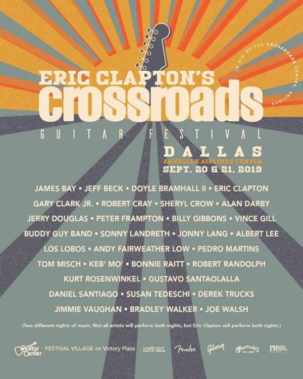 Crossroads Guitar Festival, evento beneficente de Eric Clapton 