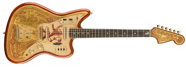 Casa Lannister serviu de inspiração para um belo modelo de guitarra Jaguar