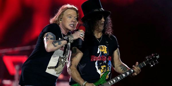 Axl e Slash estão trabalhando no novo disco do Guns N' Roses