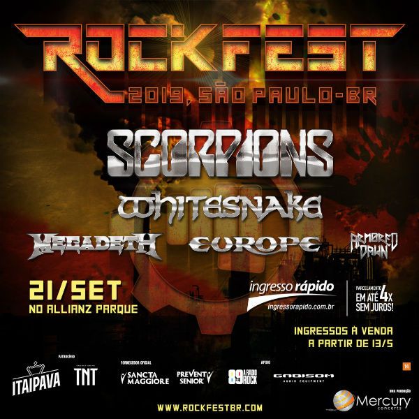 Rock Fest vai agitar roqueiros em São Paulo