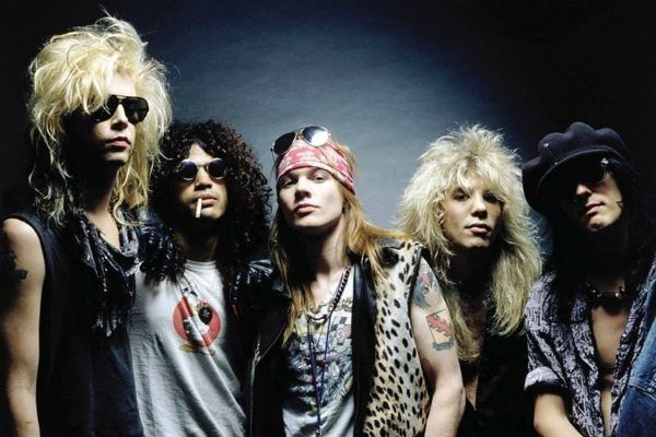A formação clássica Guns N' Roses f tocou junta entre 1985 e 1990