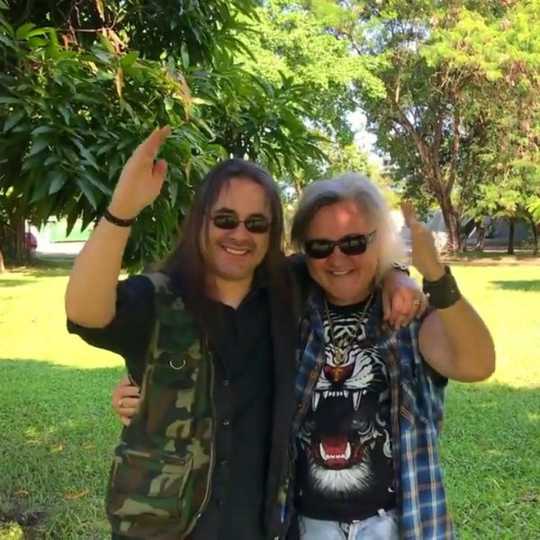 Andre Mattos e Robertinho do Recife, ícones do rock pesado