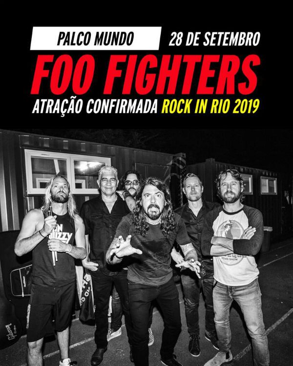 Foo Fighters faz show no Rock in Rio 2019