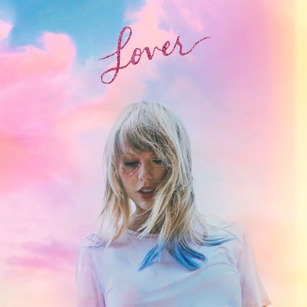 Capa do disco Lover, trabalho de Taylor Swift 