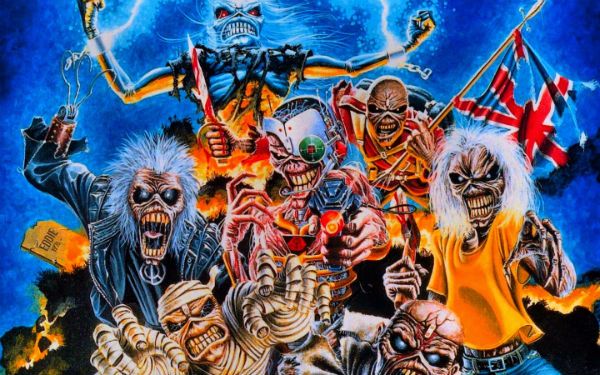 As várias faces de Eddie, mascote da banda Iron Maiden