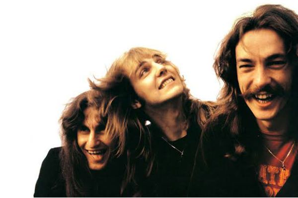 O trio Rush no começo da era Neil Peart