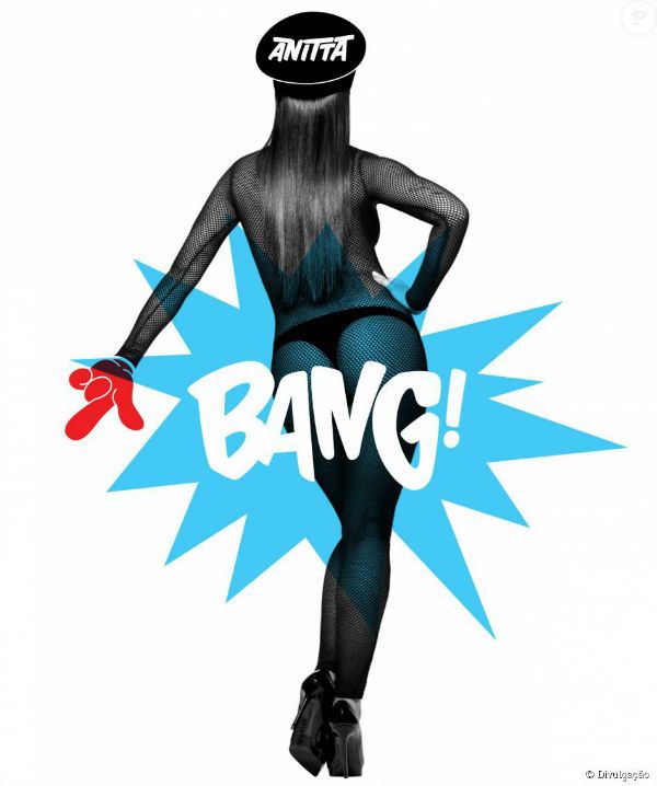Anitta está de chapéu e de costas na dvulgação do single Bang