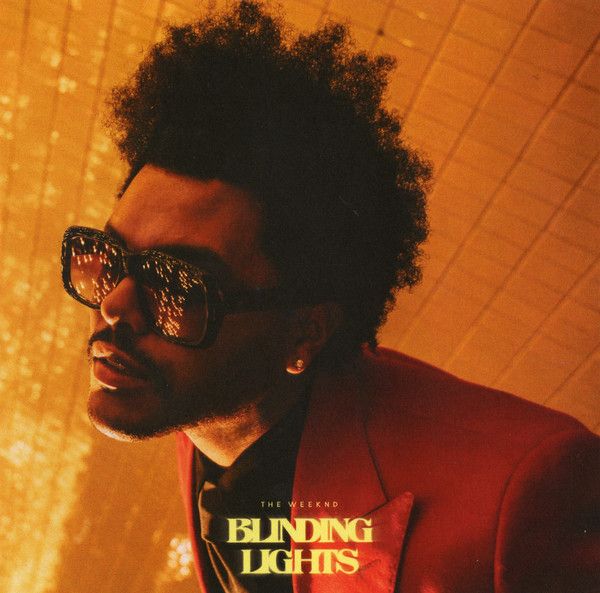 Capa do single Blinding Lights, hit do cantor The Weeknd
