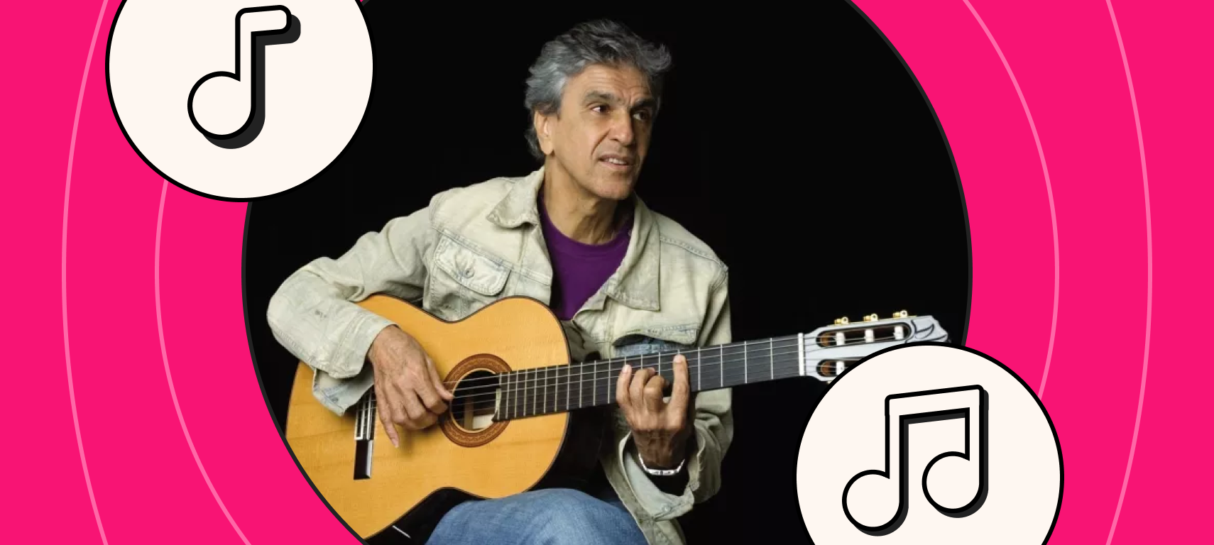 Aprenda 14 cifras simplificadas de Caetano Veloso no violão