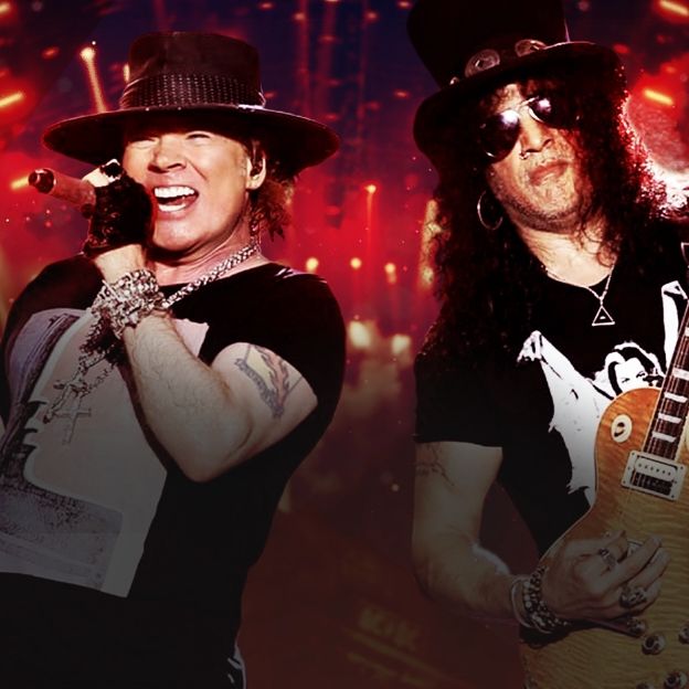 En la imagen el cantante Axl Rose.