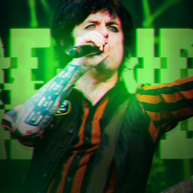 En la imagen el grupo Green Day se presenta en vivo