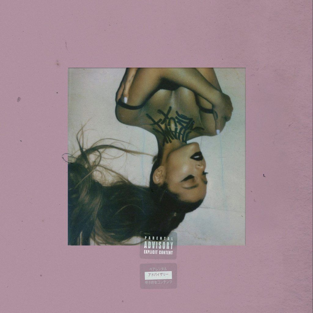 Capa do álbum thank u, next, de Ariana Grande
