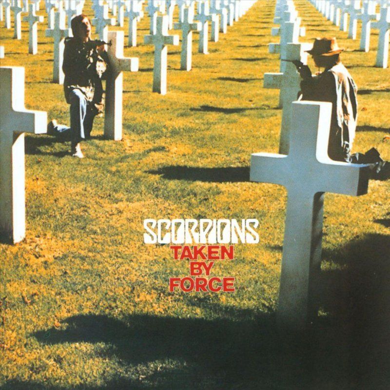 Capa do álbum Taken By Force, da banda Scorpions 