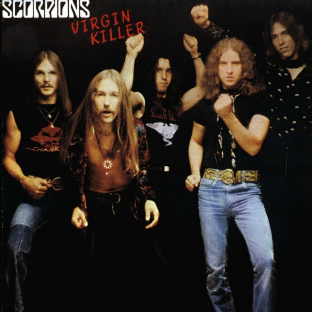 Capa do álbum Virgin Killer, da banda Scorpions
