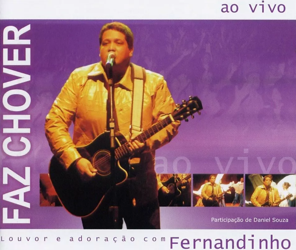 Capa do álbum Faz Chover, do cantor gospel Fernandinho